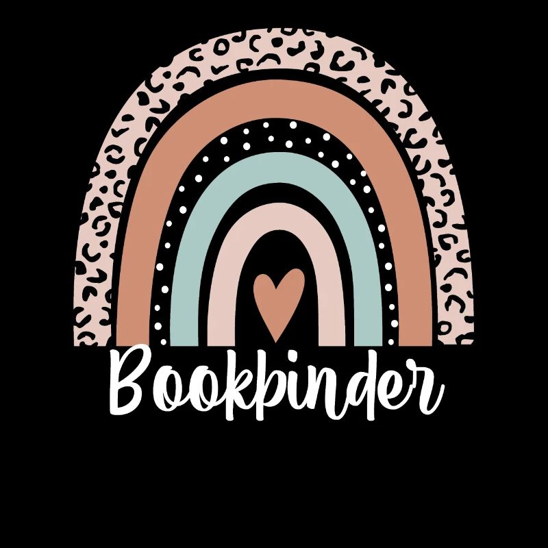 Buchbinder Regenbogen Leopard Lustiger Buchbinder
