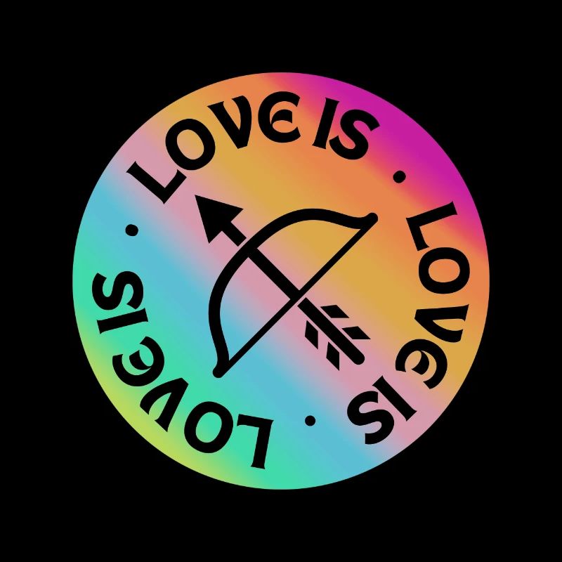 Bogenschießen: Liebe ist.