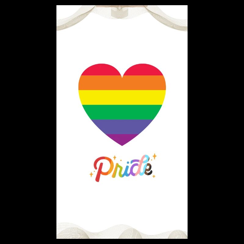 Pride Heart Design Print