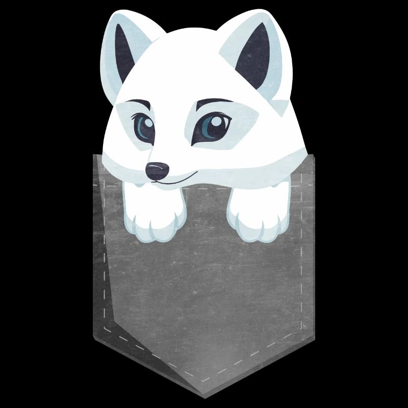Cute arctic fox gift