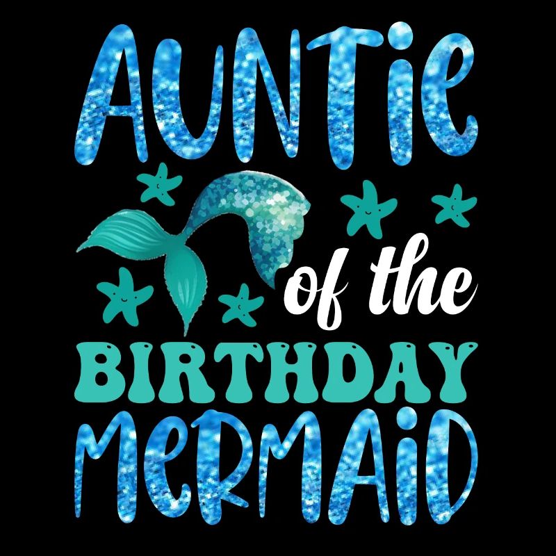 Aunt's Birthday Mermaid Design