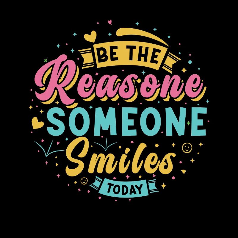 Why someone smiles inspiringly today