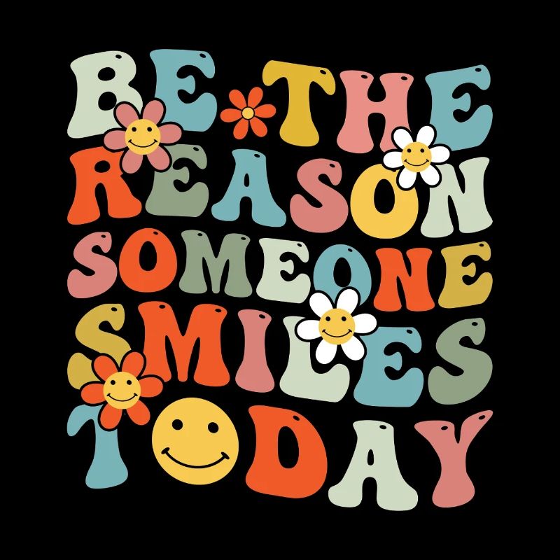 Why someone smiles inspiringly today