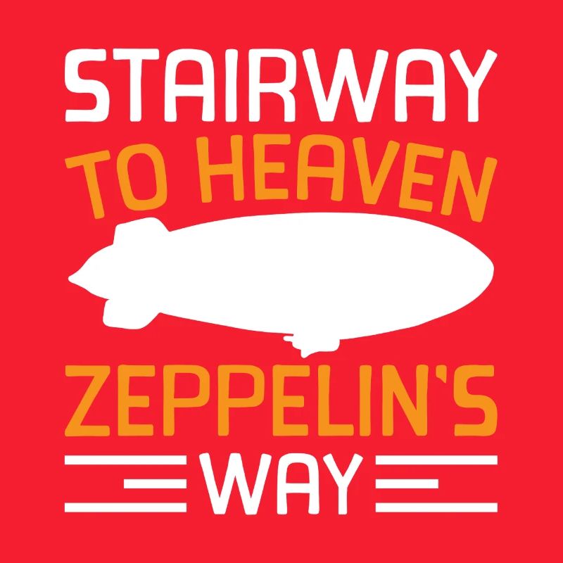 Dirigeable Zeppelin vintage 70 ans