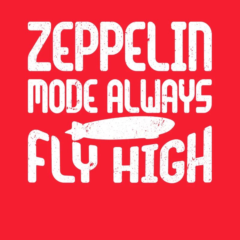 Dirigeable Zeppelin vintage 70 ans