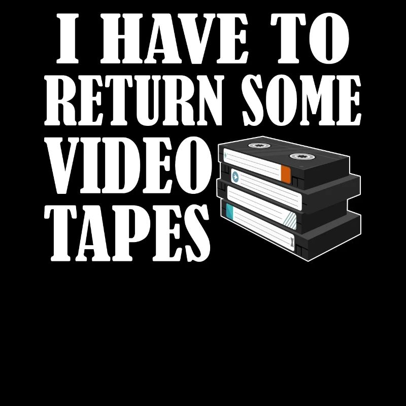 Video Cassette Tape Nineties Gift