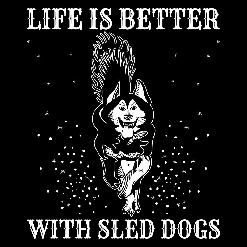 Alaska Mushing Hundeschlittenfahrer Huskies