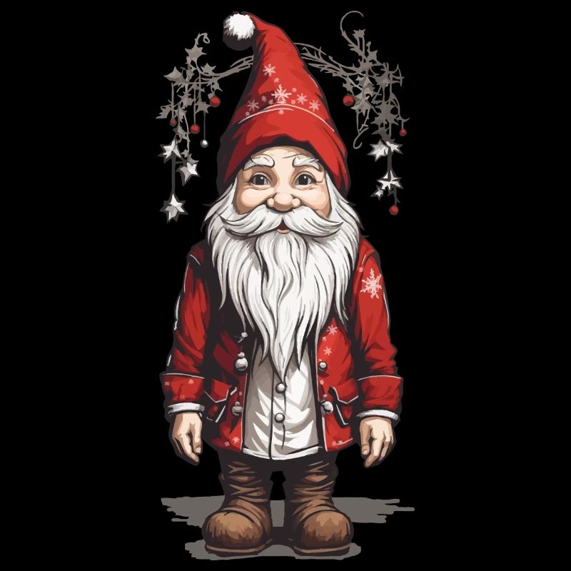 Gnome de Noël rétro à Noël