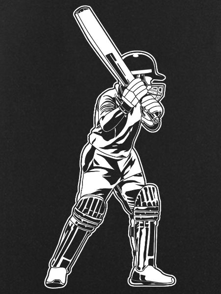 Cricket Batter Sketch