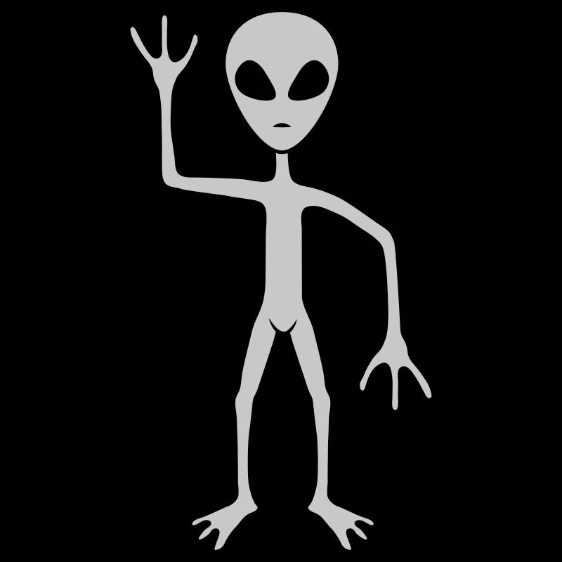 Alien Visitor Salutation Alien