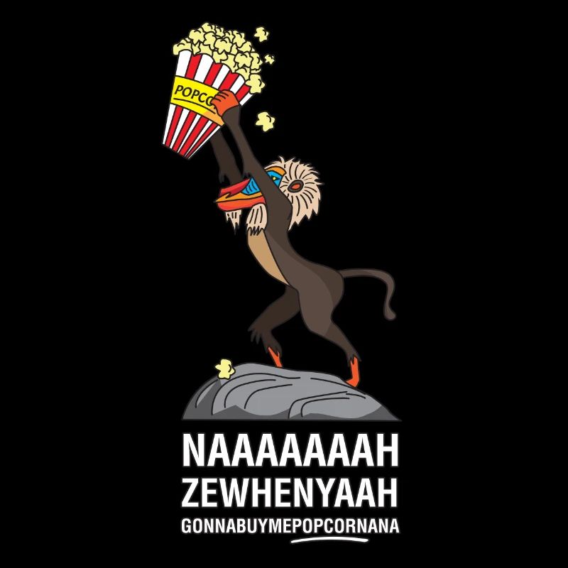 Lustiger Affe | kauf mir Popcorn | Kino | funny