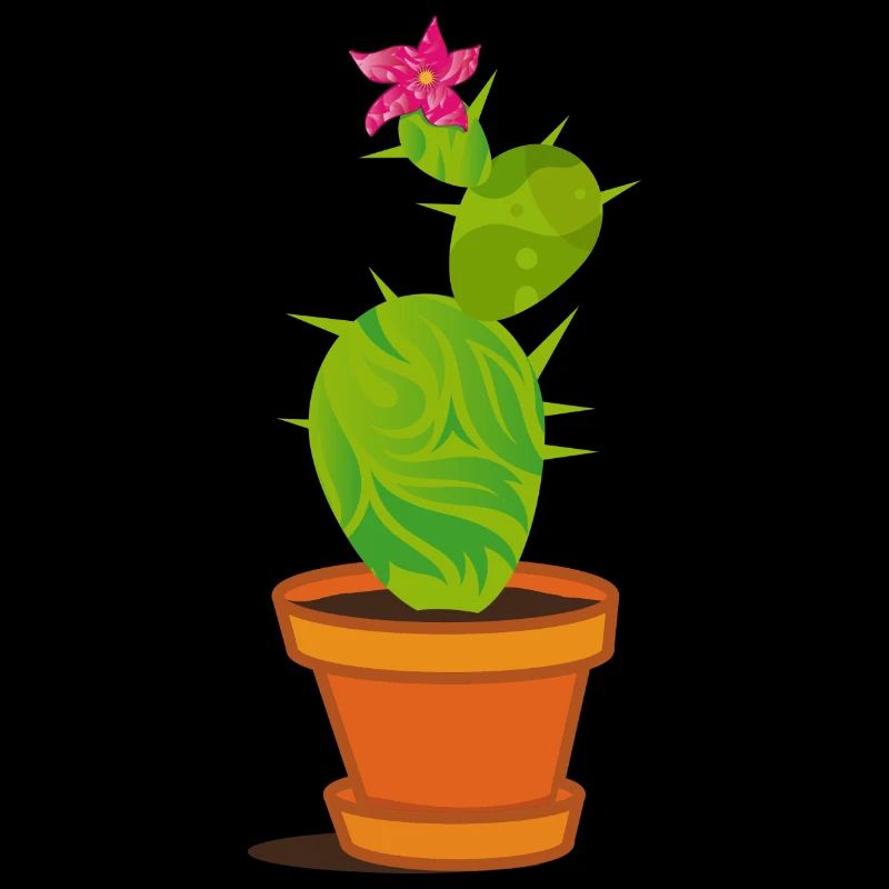 Kaktus mit einer Blüte