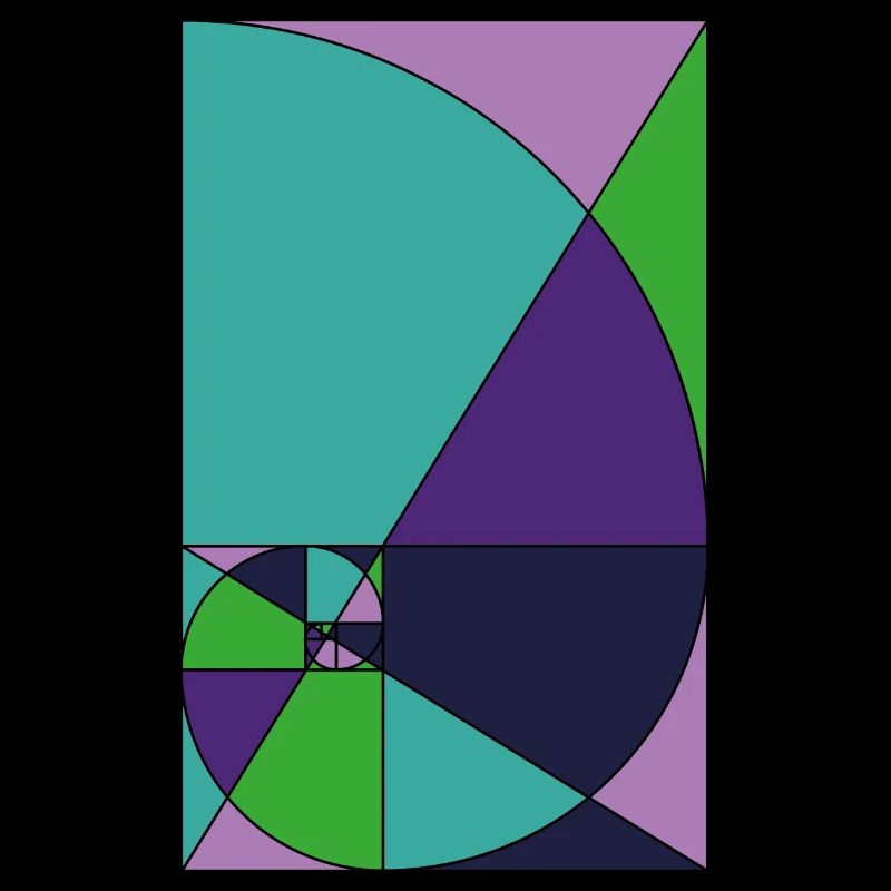 Spiral Geometry Gift Fibonacci Follow Math