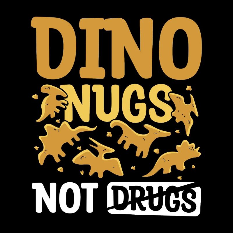Dino Nugget de poulet Dino Nugs Pas de Drogue