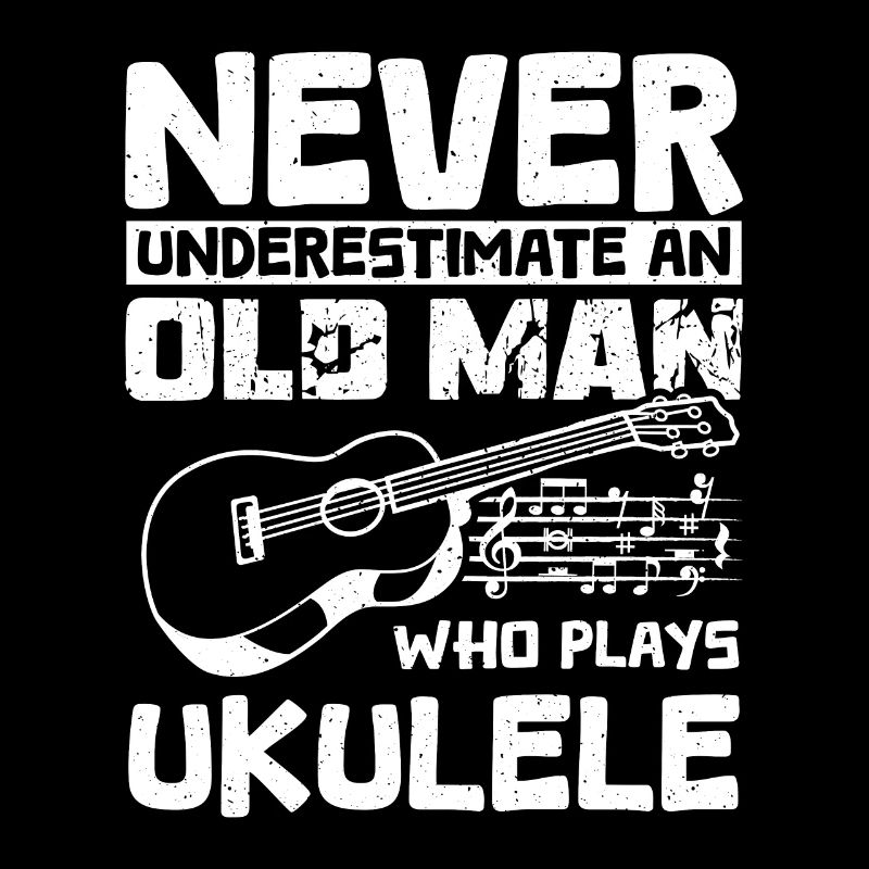 Never underestimate an old man who plays ukulele