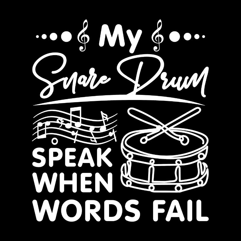 My snare drum speak when words fail