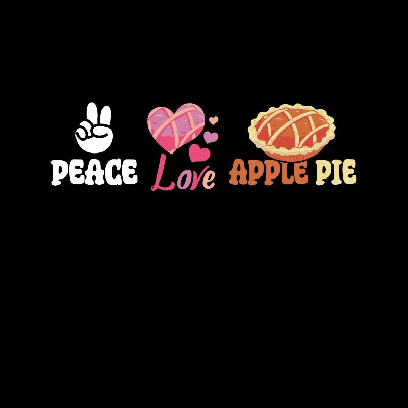 Peace love Apple pie