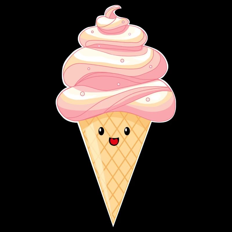 Kawaii - Eis auf Hörnchen