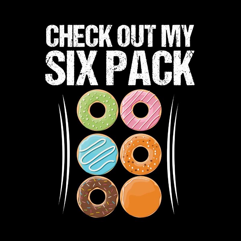 Regardez mon cadeau de logo pack de six beignets