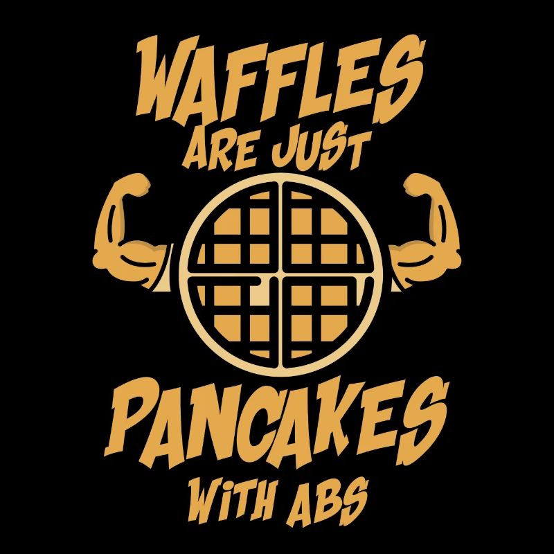 Waffles abs pancakes muscles gift