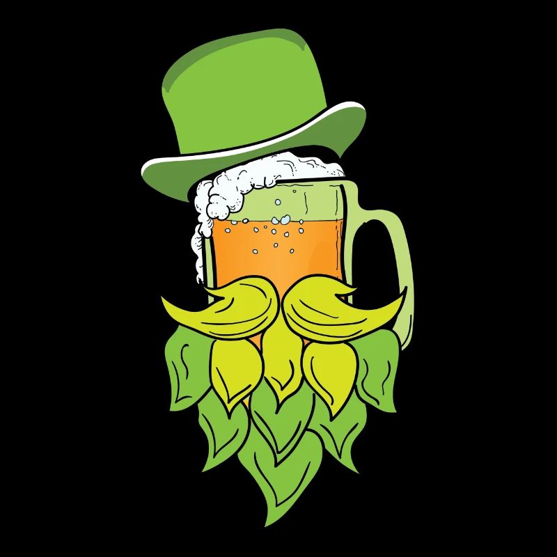 St Patricks beer beard
