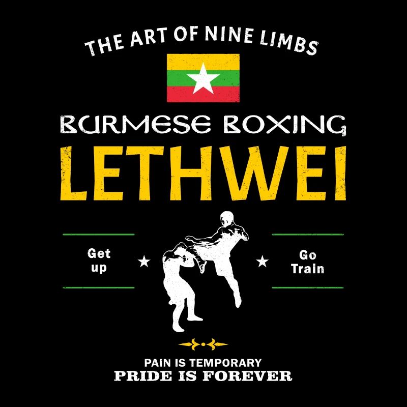 Lethwei Boîte birmane