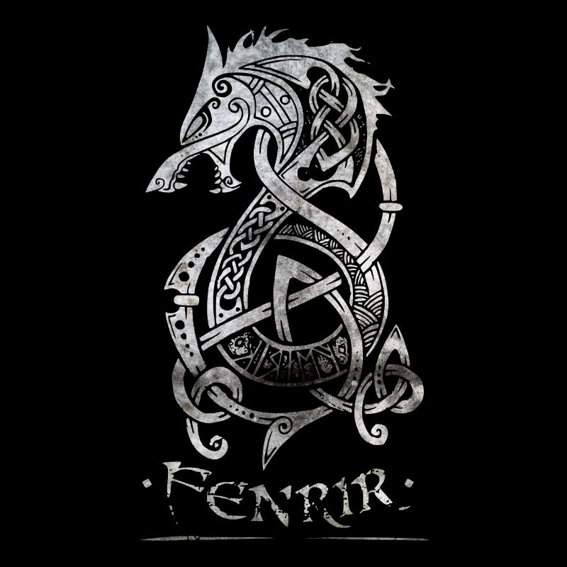 Fenrir Wolf - Oldstyle Walhalla Design