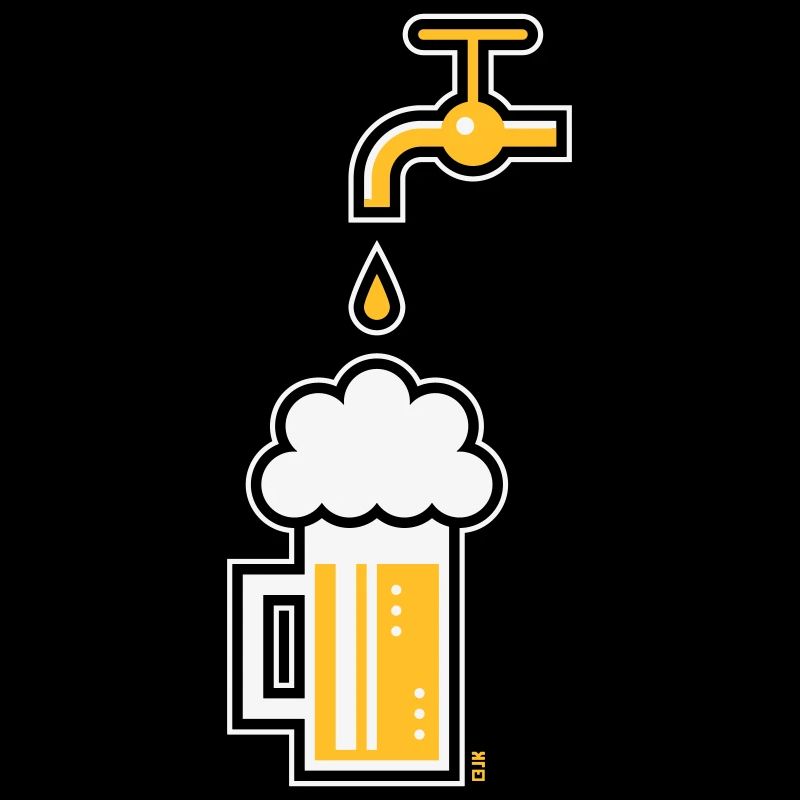 Beer Mug & Tap (Keg Beer / Draught Beer / 3C)