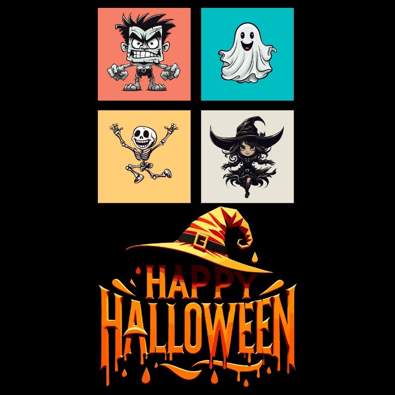Halloween-Tanz: Ein buntes Ensemble