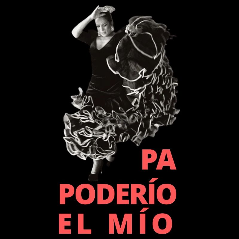Lola Flores _ Pa poderio, el mio - rouge - noir