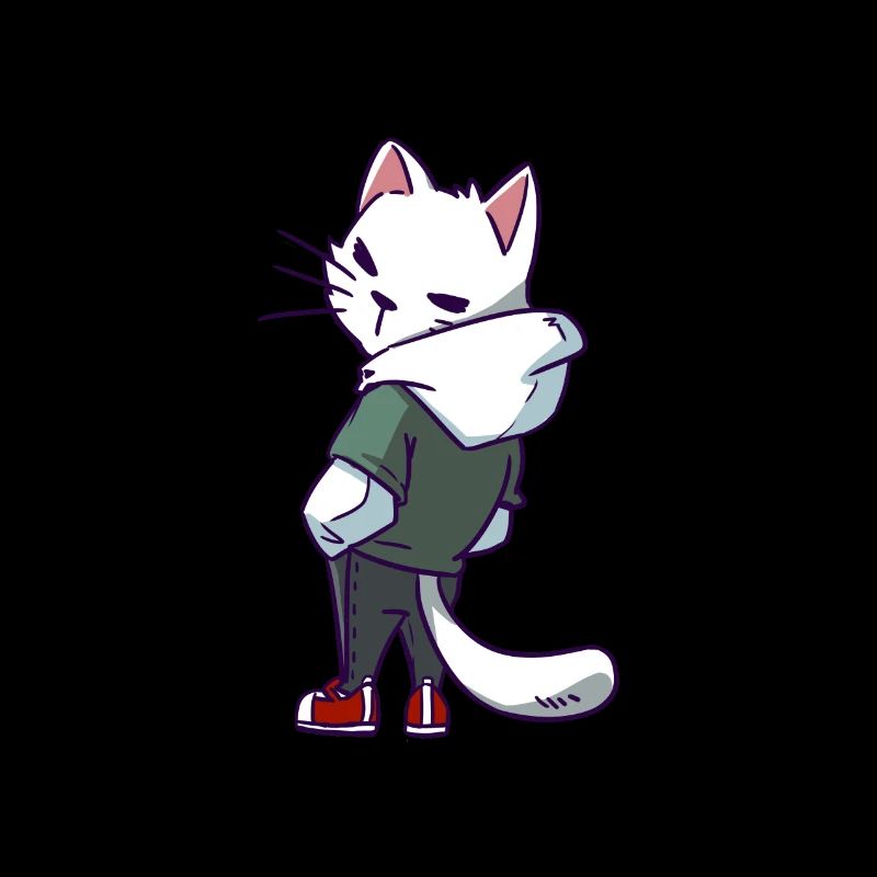 Cool cat with a fresh look