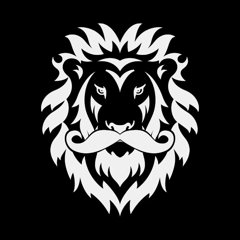 Beardy Beard Beard Lion Lion white
