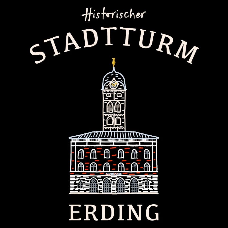 Erding kultiger Stadtturm, Bavaria, Germany