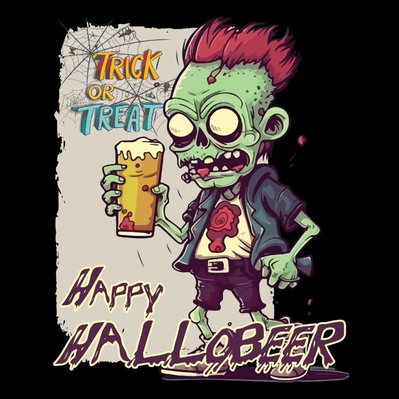 Halloween - Hallobeer Zombie Süßes oder Saures