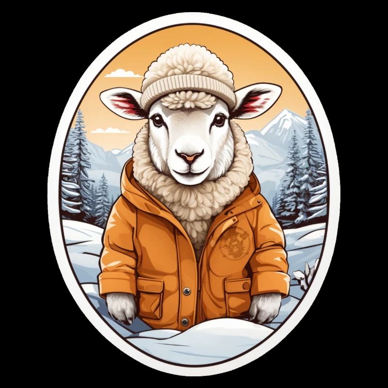 Cute cuddly sheep