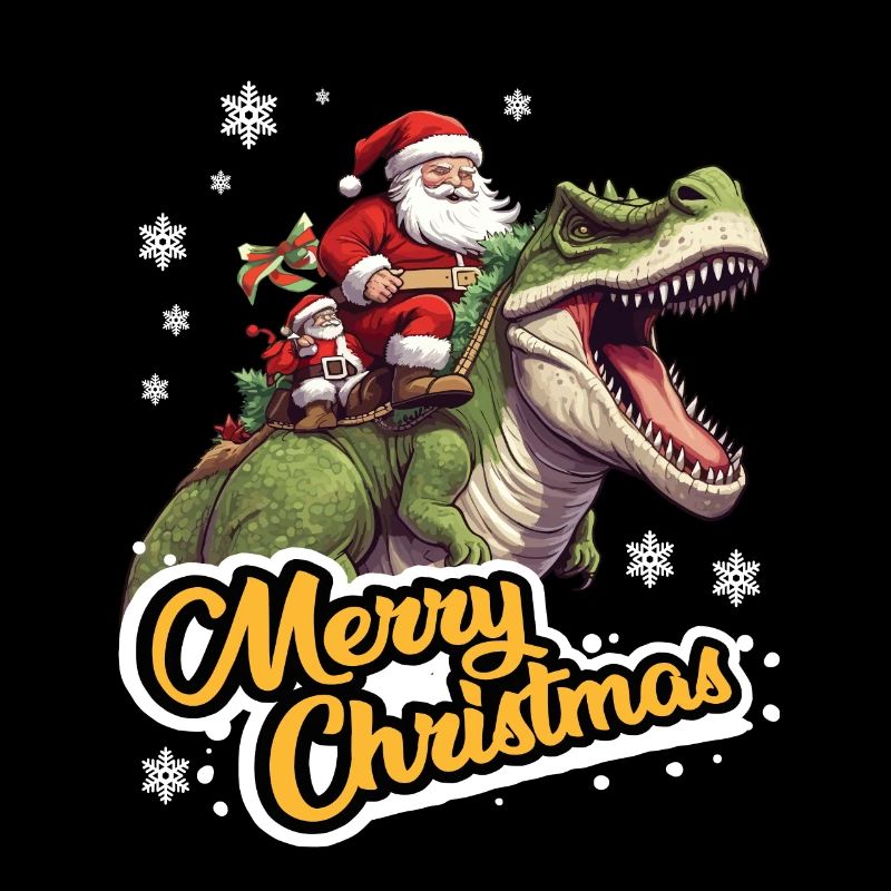 Dino T-Rex, joyeux Noël, Noël, Nicholas