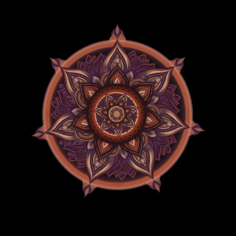 Symbolic Compass – Ornament Illustration