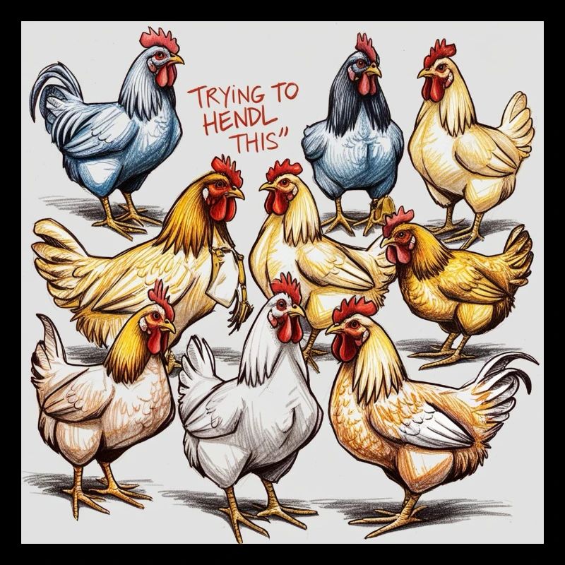 Ballet de poulet : Troupe de poulets polyphoniques