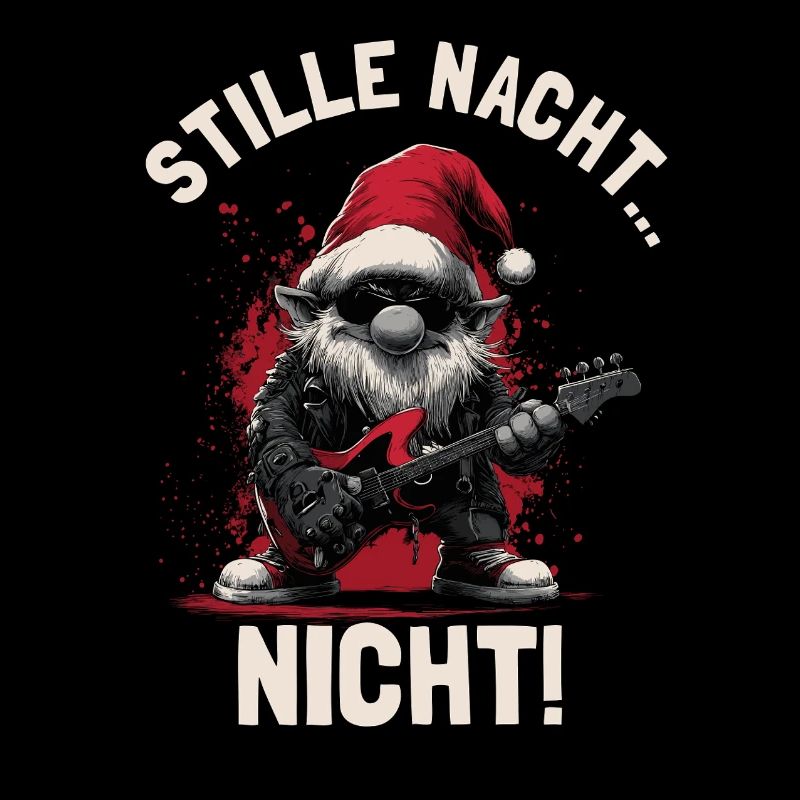 Weihnachtsmann spielt Gitarre