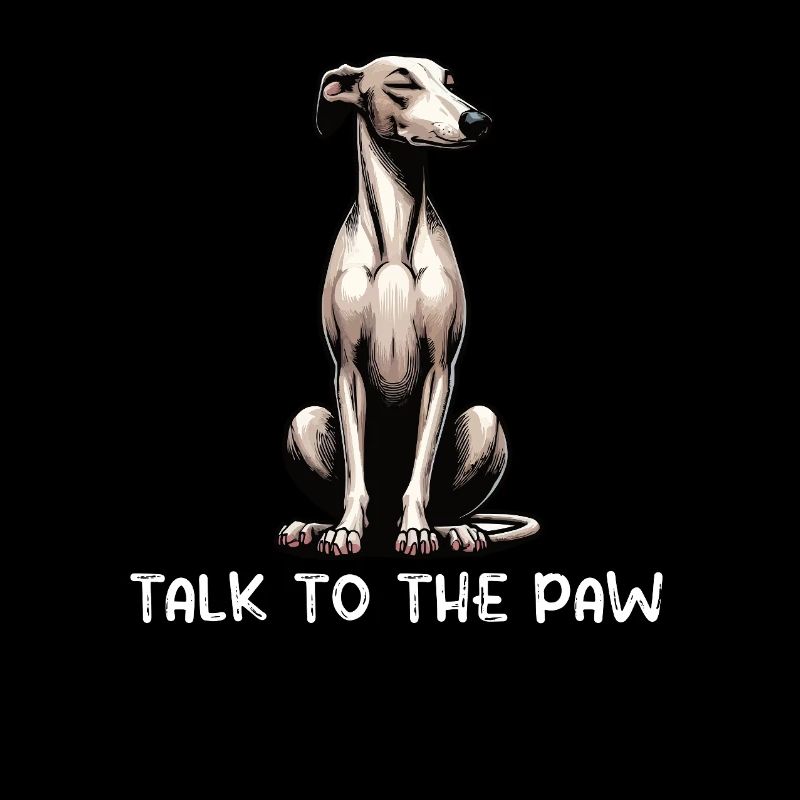 Parlez à la patte Whippet Greyhound Whippets