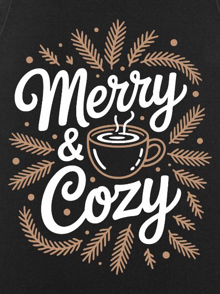 Merry & Cozy Cup Illustration