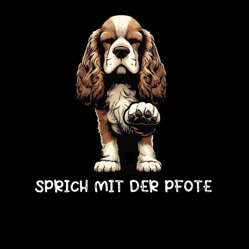 Parle à la patte Cocker Spaniel Cocker Dog