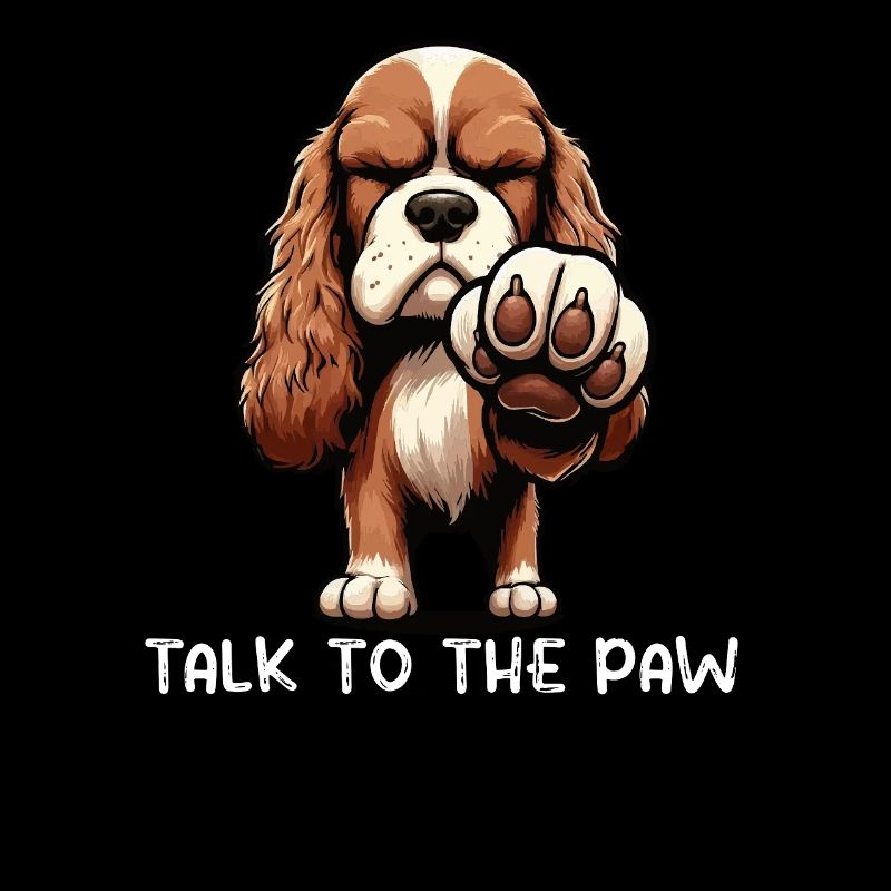 Parle au Paw Cocker Spaniel Cocker spaniel hund