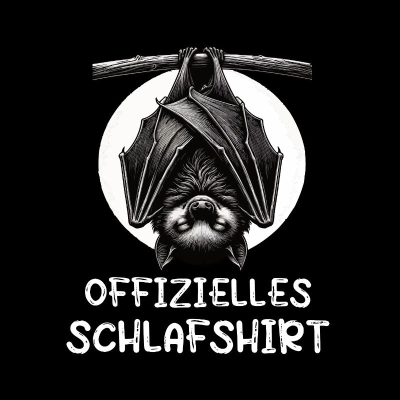 Official Sleeping Shirt Bat Bats