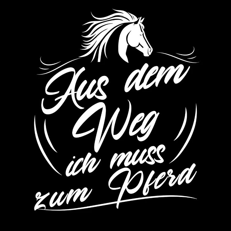 Écartez-vous, je dois aller vers le cheval