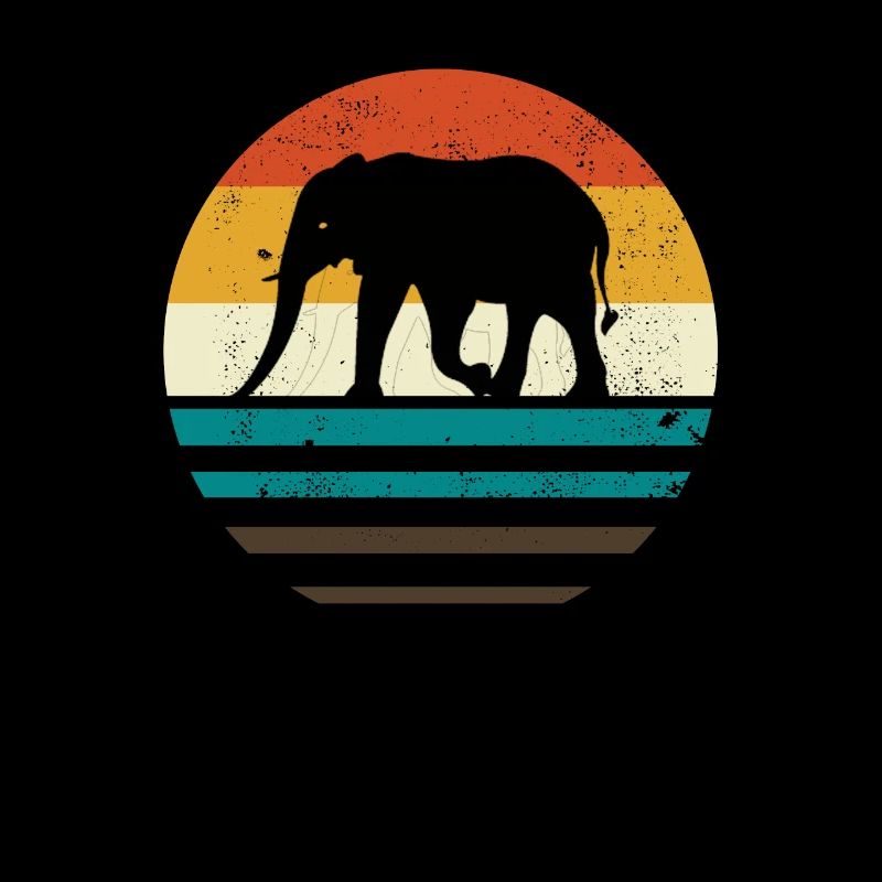 Éléphant rétro