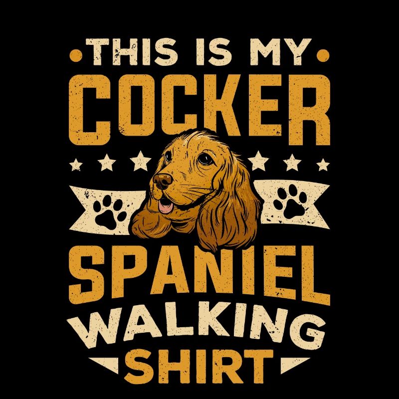 Das ist mein Cocker Spaniel Walking
