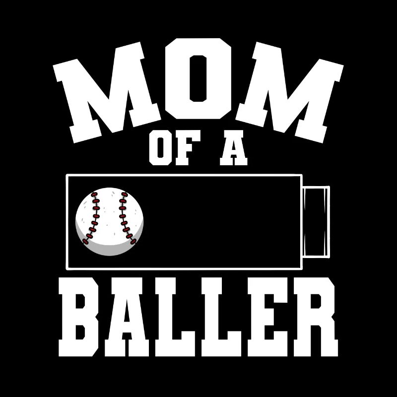Baseball Mama einer Baller Softball Mama