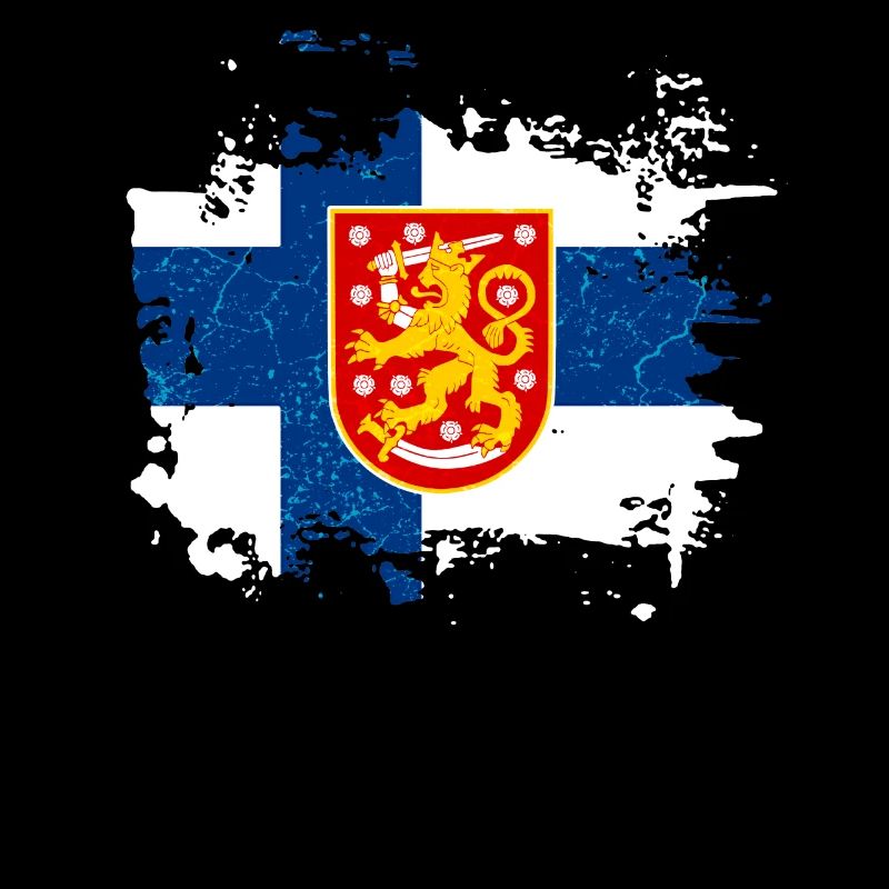 Équipe nationale du drapeau de la Finlande