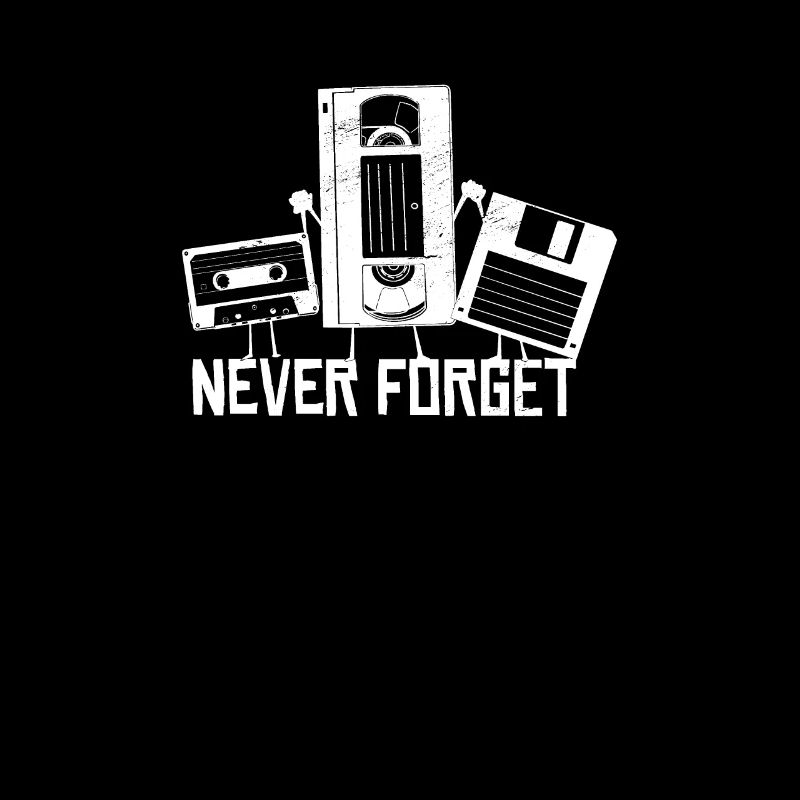 Funny retro 80s 90s VHS cassette 90s